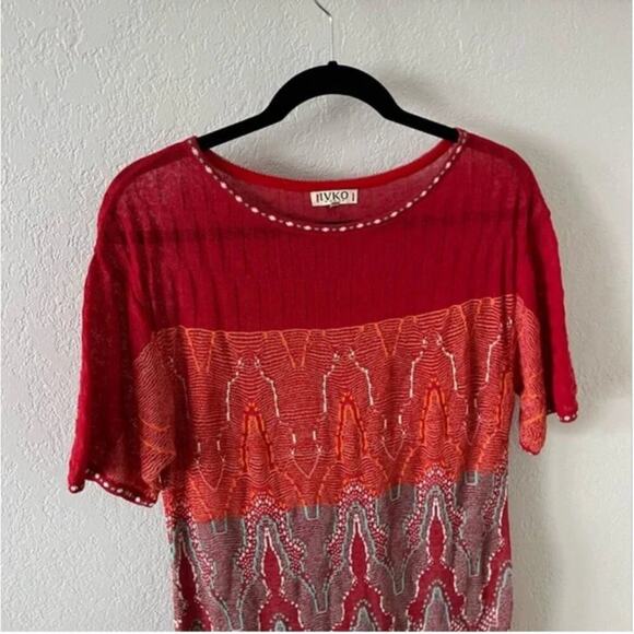 Ivko Colorful Loose Stitch Long Knit Maxi Dress - Picture 5 of 11